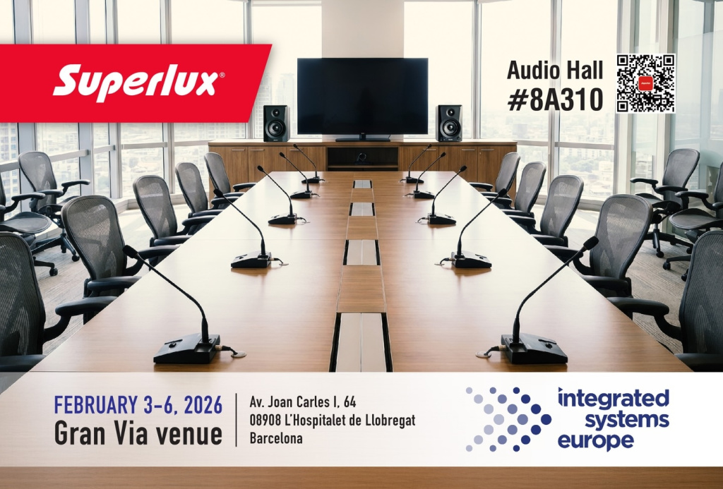 Superlux примет участие в выставке Integrated Systems Europe