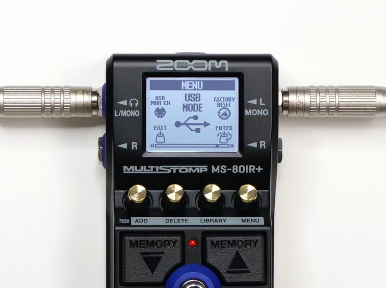 Обновление микропрограммы для процессора эффектов Zoom MS-80IR+