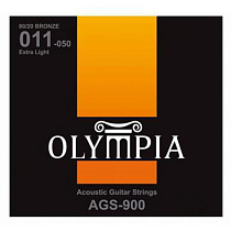 Струны для акустической гитары Olympia AGS900