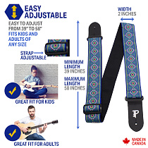 Ремень для гитары Perri's TWS-7174 - 3