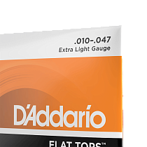 комплект струн для акустической гитары 10 - 47 D'Addario EFT15 - 2