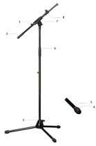 Микрофонная стойка с чехлом Superlux MS131E/BAG - 1