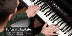 Новая версия микропрограммы для цифровых и гибридных пианино Kawai