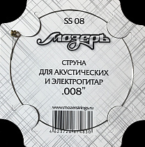 Струна для эл. / ак. гитары МозерЪ SS08