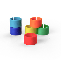 Цветное кольцо-маркер для XLR-разъемов, 12 штук (6 пар цветов) Zoom XLR-6c - 1