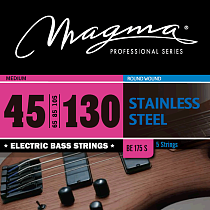 Струны для 5-струнной бас-гитары Low B 45-130 Magma Strings BE175S