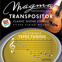 Струны для 10-струнной гитары 1E 2B 3G 4D 5A 6E 7D 8C 9B 10A нестандартный строй Magma Strings GCT-Y10