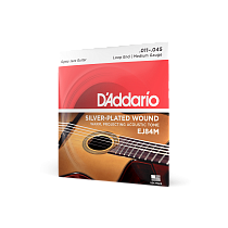 комплект струн для акустической гитары 11 - 45 D'Addario EJ84M - 3