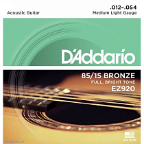 струны для акустической гитары D'Addario EZ920 - 0