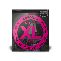 комплект струн для 5 струнной бас-гитары 45 - 132 D'Addario ECB81-5SL - 0