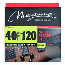 Струны для 5-струнной бас-гитары Low B 40-120 Magma Strings BE145N - 0