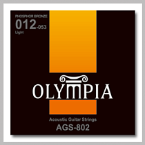 Струны для акустической гитары Olympia AGS802