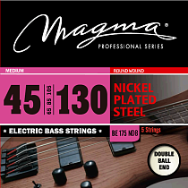Струны для 5-струнной бас-гитары Low B Double Ball End 45-130 Magma Strings BE175NDB