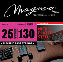 Струны для 7-струнной бас-гитары 25-130 Magma Strings BE177N