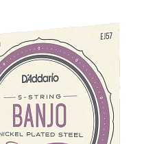 комплект струн для 5 струнного банджо 11 - 11 D'Addario EJ57 - 3