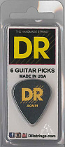 Медиатор гитарный (упаковка) DR P6BK-T