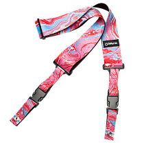 Ремень для гитары STEVE VAI CLIPLOCK® — BLUE CHERRY UNIVERSE GUITAR STRAP DiMarzio DD2244
