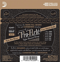 комплект струн для классической гитары 28.0 - 43 D'Addario EJ47 - 2