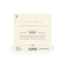 комплект струн для 5 струнного банджо 11 - 11 D'Addario EJ57 - 3