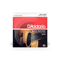 струны для акустической гитары D'Addario EJ12 - 0