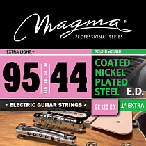 Струны для электрогитары с покрытием 9.5-44 Magma Strings GE120ED
