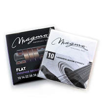 Струны с плоской обмоткой для акустической гитары 10-48 Magma Strings GA120PBF - 2