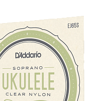 комплект струн для укулеле сопрано 24 - 28 D'Addario EJ65S - 2
