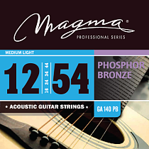 Струны для акустической гитары 12-54 Magma Strings GA140PB