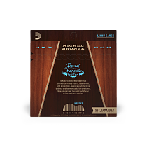 комплект струн для акустической гитары 12 - 53 D'Addario NB1253 - 3