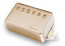 Звукосниматель, хамбакер, золотая крышка Tesla OPUS-4/GD/NE