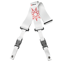 Ремень для гитары JIM ROOT #4 WHITE CLIPLOCK® GUITAR STRAP DiMarzio DD2249