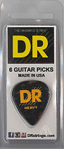 Медиатор гитарный (упаковка) DR P6TO-H