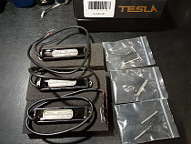 Комплект из 3-х звукоснимателей, neck, middle, bridge Tesla AS-2/BK/Set  - 1