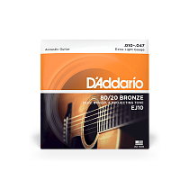 струны для акустической гитары D'Addario EJ10 - 0