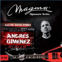 Струны для электрогитары Andres Gimenez 13-60 Magma Strings AG100