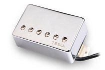 Звукосниматель, хамбакер, хромированная крышка Tesla PLASMA-2/CR/BR