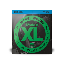 комплект струн для бас-гитары 40 - 95 D'Addario EXL220 - 0