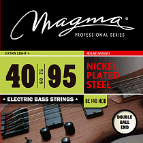 Струны для бас-гитары Double Ball End 40-95 Magma Strings BE140NDB