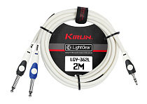 кабель Y-образный 1 м Kirlin LGY-362L 1M WH - 1