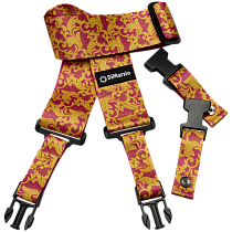 Ремень для гитары STEVE VAI CLIPLOCK® — UTOPIATM PINK & GOLD GUITAR STRAP DiMarzio DD2252