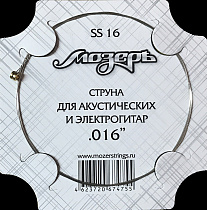 Струна для эл. / ак. гитары МозерЪ SS16