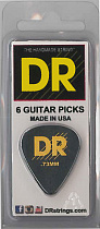 Медиатор гитарный (упаковка) DR P6BK-M