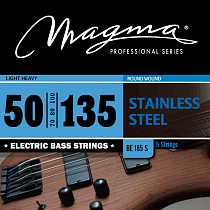 Струны для 5-струнной бас-гитары Low B 50-135 Magma Strings BE185S