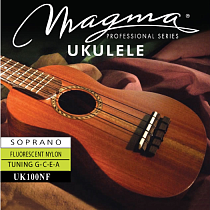 Струны для укулеле сопрано гавайский строй 1-A / 2-E / 3-C / 4-G Magma Strings UK100NF