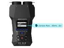 портативный стереорекордер 32-bit Zoom H1 XLR - 4