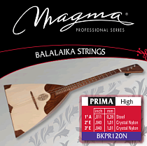 Струны для балалайки сталь/нейлон Magma Strings BKPR120N