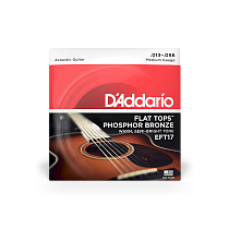 комплект струн для акустической гитары 13 - 56 D'Addario EFT17 - 0