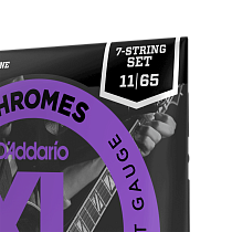 комплект струн для 7 струнной электрогитары 11 - 65 D'Addario ECG24-7 - 3