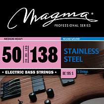 Струны для 5-струнной бас-гитары Low B 50-138 Magma Strings BE195S