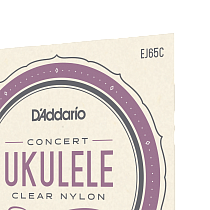 комплект струн для укулеле концерт 28 - 28 D'Addario EJ65C - 3